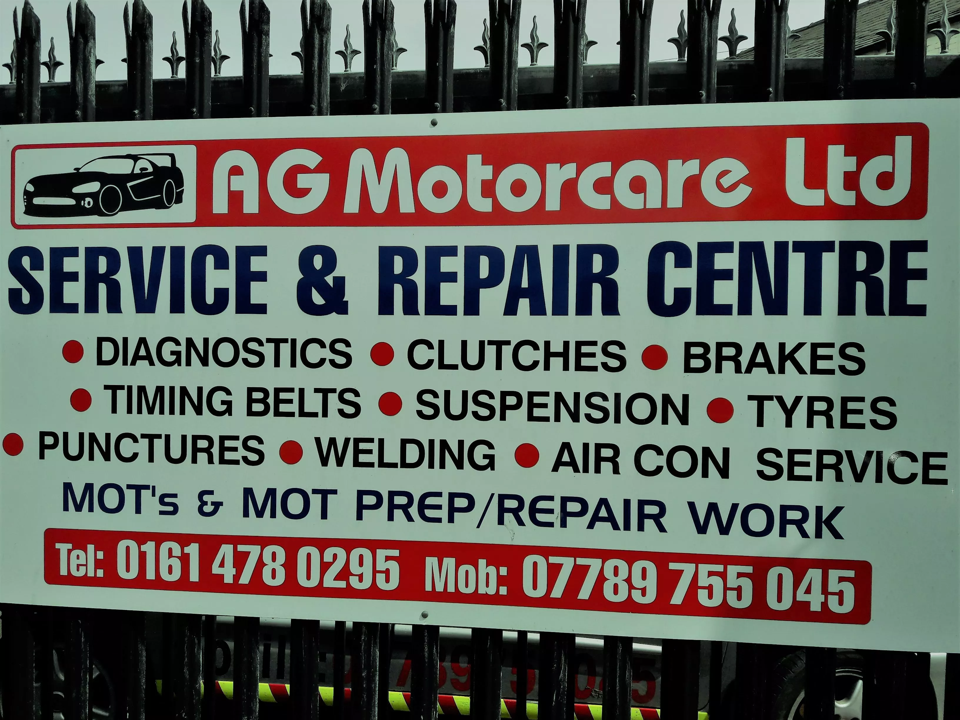 Approved Garages | AG MOTOR CARE