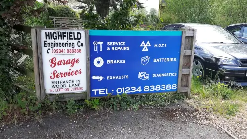 HIGHFIELD ENGINEERING CO, FILBY'S GARAGE WILLINGTON